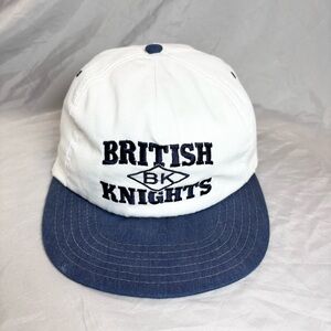 Vintage British Knights Sneakers SnapBack Hat 80s Bk‎